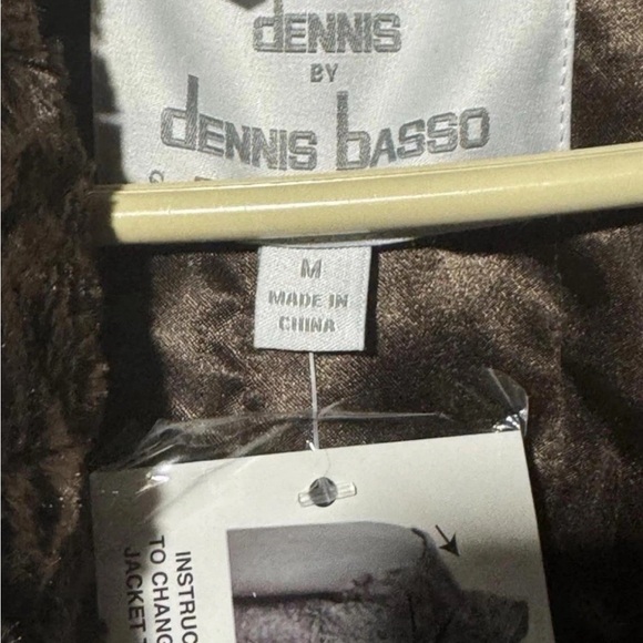 Dennis Basso new Luxe Cozy Brown fx Fur Plush Layering Jacket / Vest medium - Picture 14 of 15